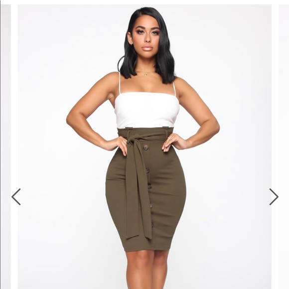 Fashion Nova Dresses & Skirts - NWT Fashion Nova Olive Green Dress